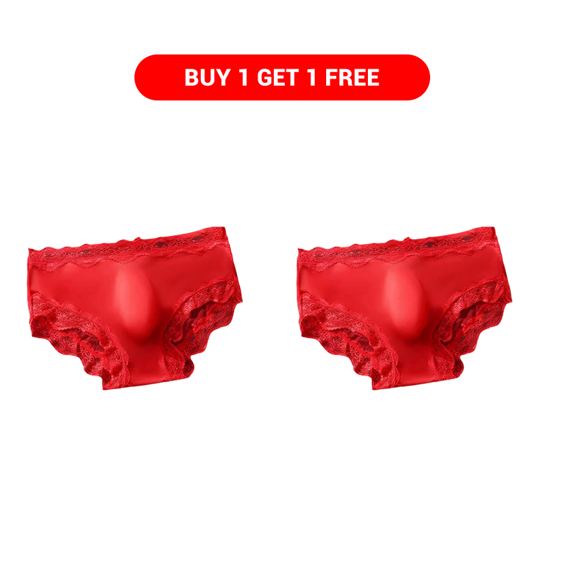 Men's sexy lace briefs