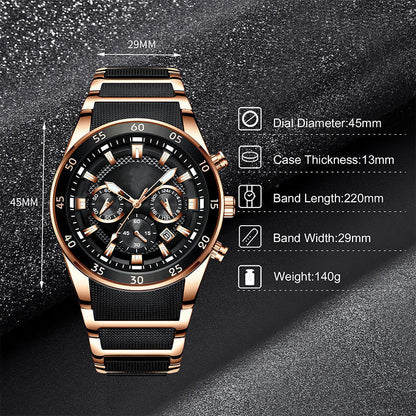 Men's Waterproof Quartz Watch