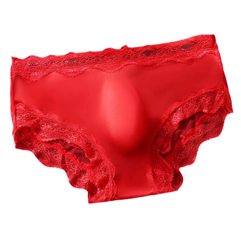 Men's sexy lace briefs